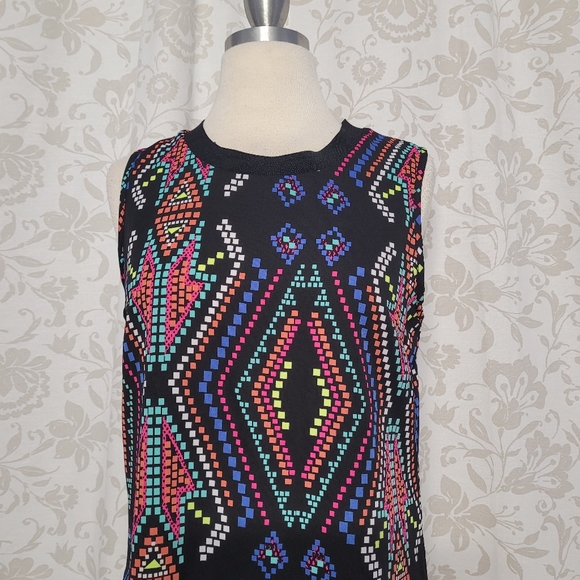 Xhilaration Multicolor Mixed print Dress - Picture 2 of 8